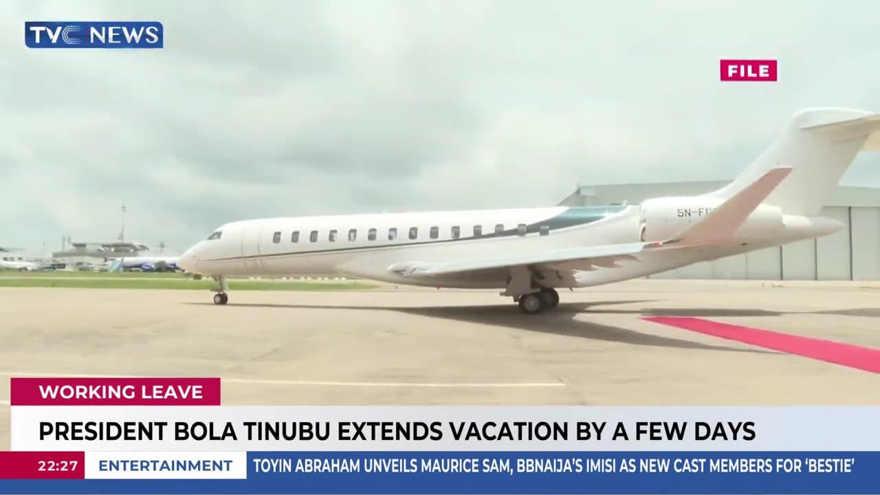 Pres. Tinubu Extends Vacation by Few Days