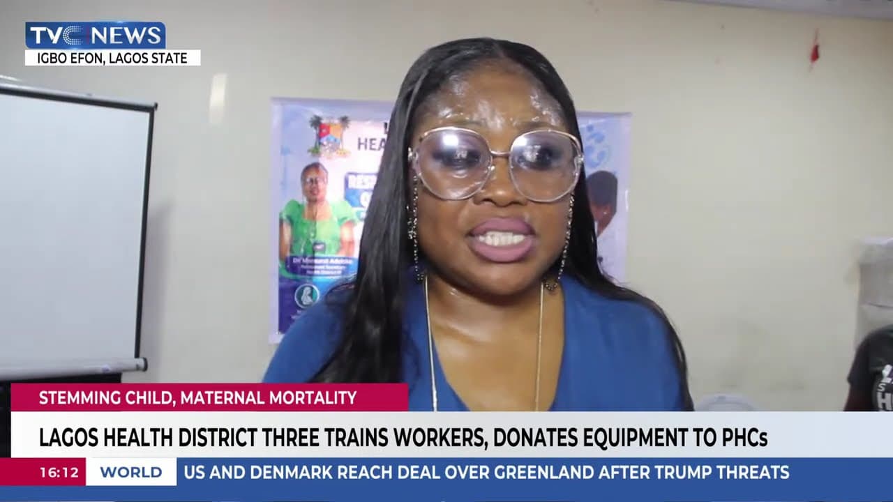 Lagos State Health District Three Trains Workers, Donates Equipment To PHCs