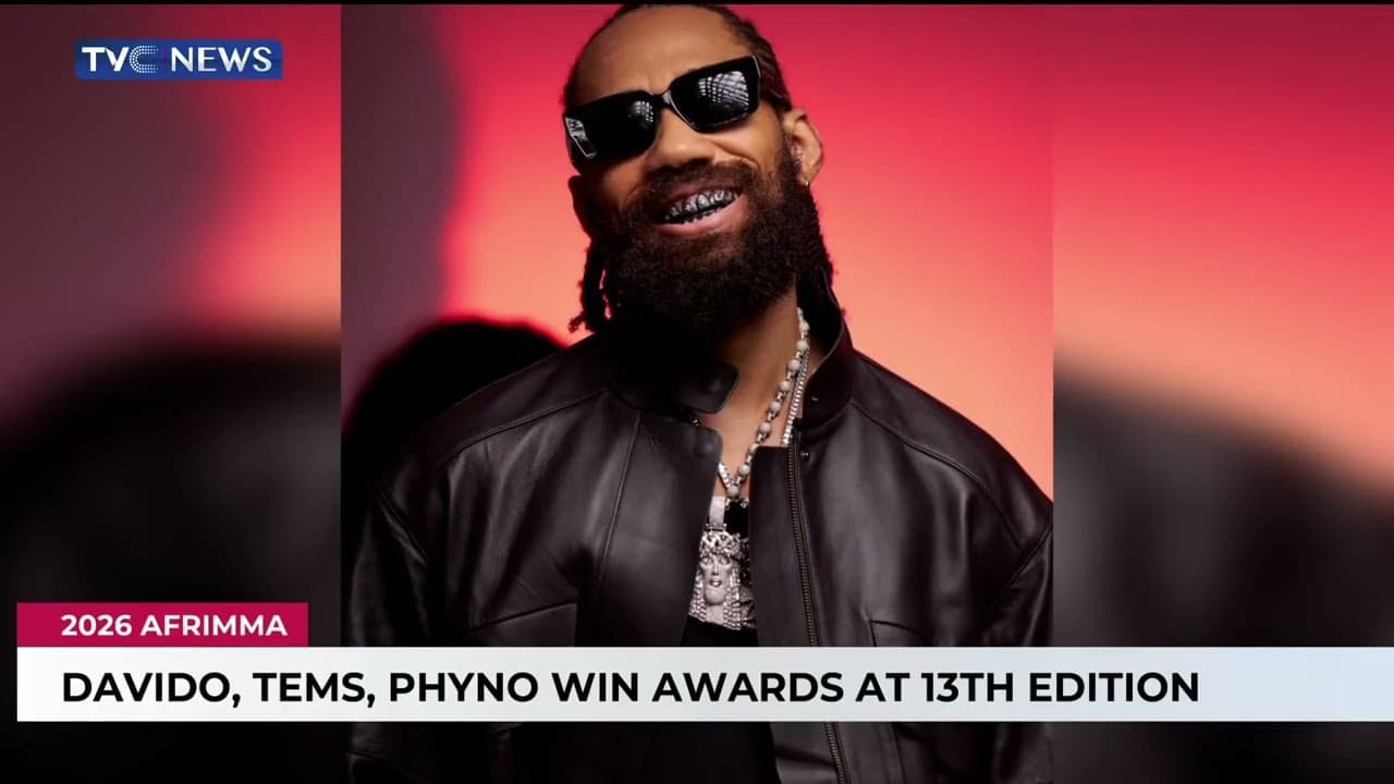 2026 AFRIMMA: Davido, Tems, Phyno Win Awards At 13th Edition