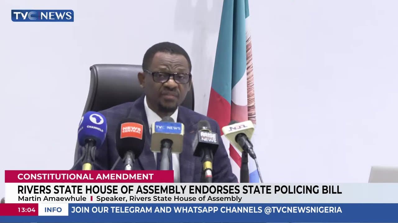 Rivers State House Of Assembly Endorses State Policing Bill