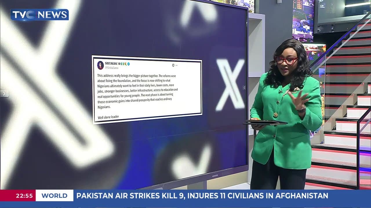 Today’s Top Story: Nigerians React To Pres. Tinubu's Independence Day Speech