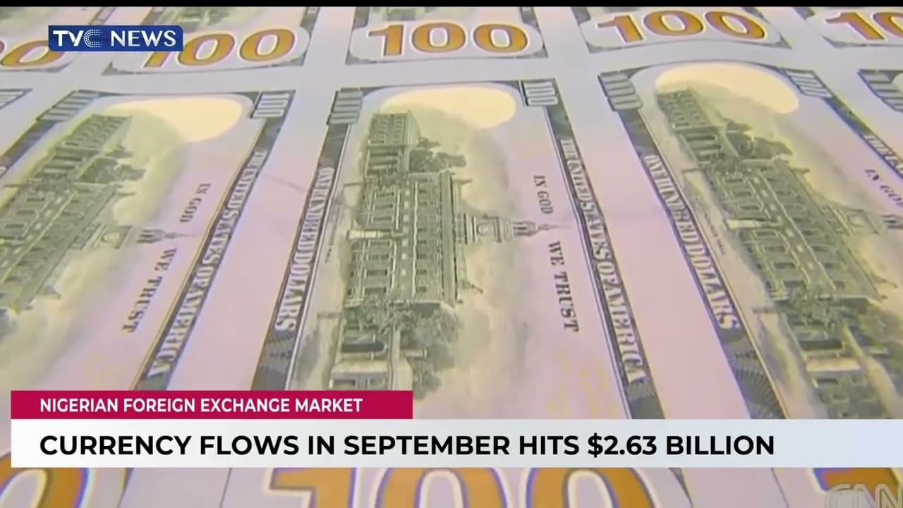 Currency Flows In September Hit $2.63bn - CBN