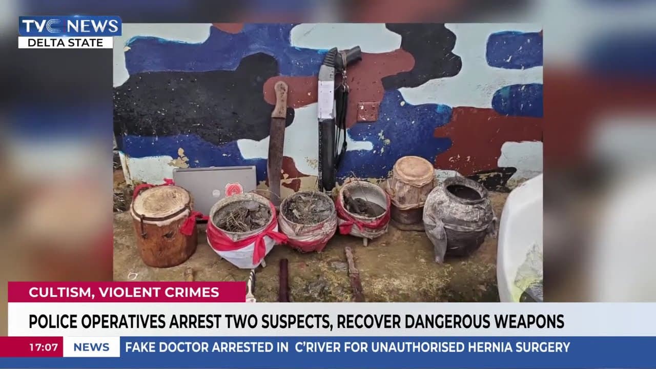 Police Operatives Arrest Two Suspects, Recover Dangerous Weapons