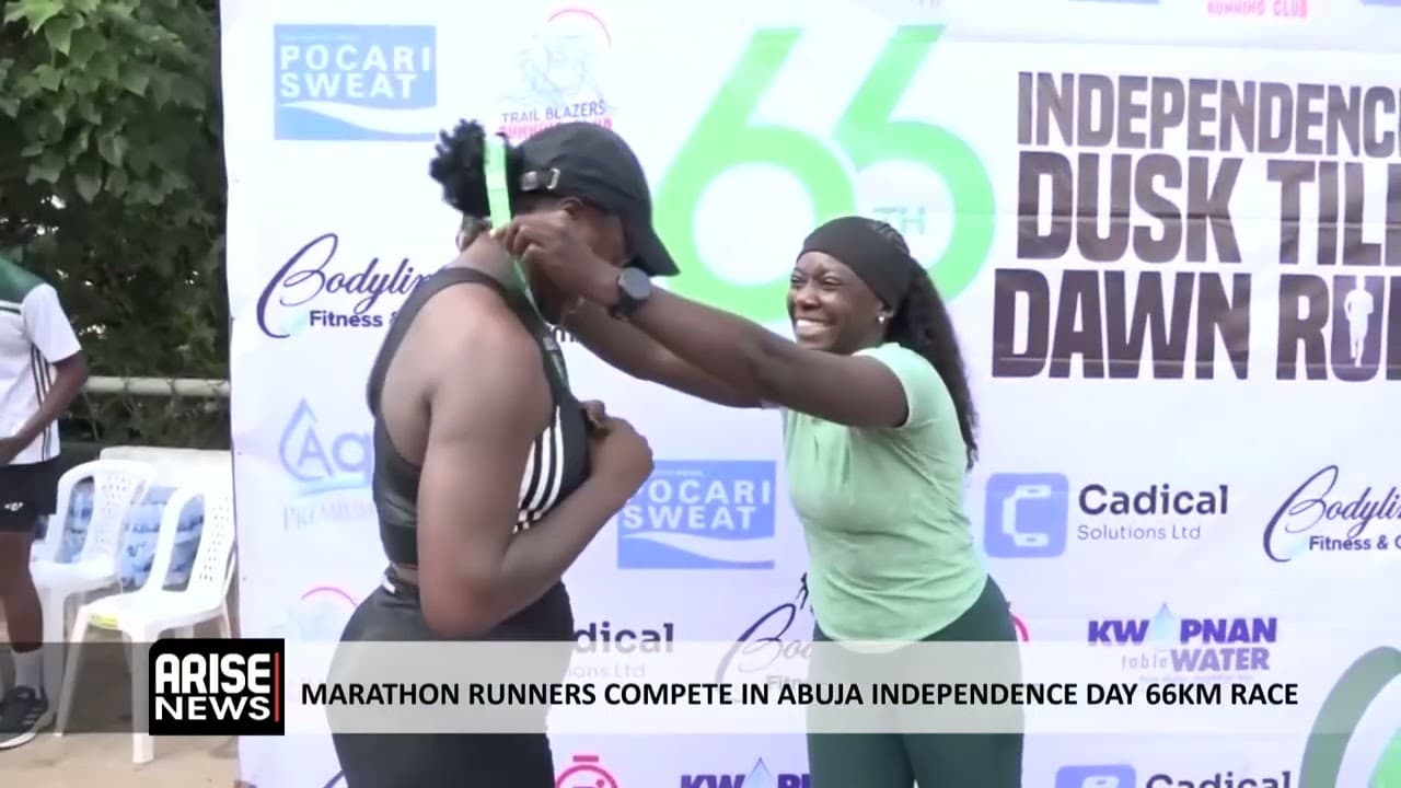 MARATHON RUNNERS COMPTETE IN ABUJA INDEPENDENCE DAY 66KM RACE