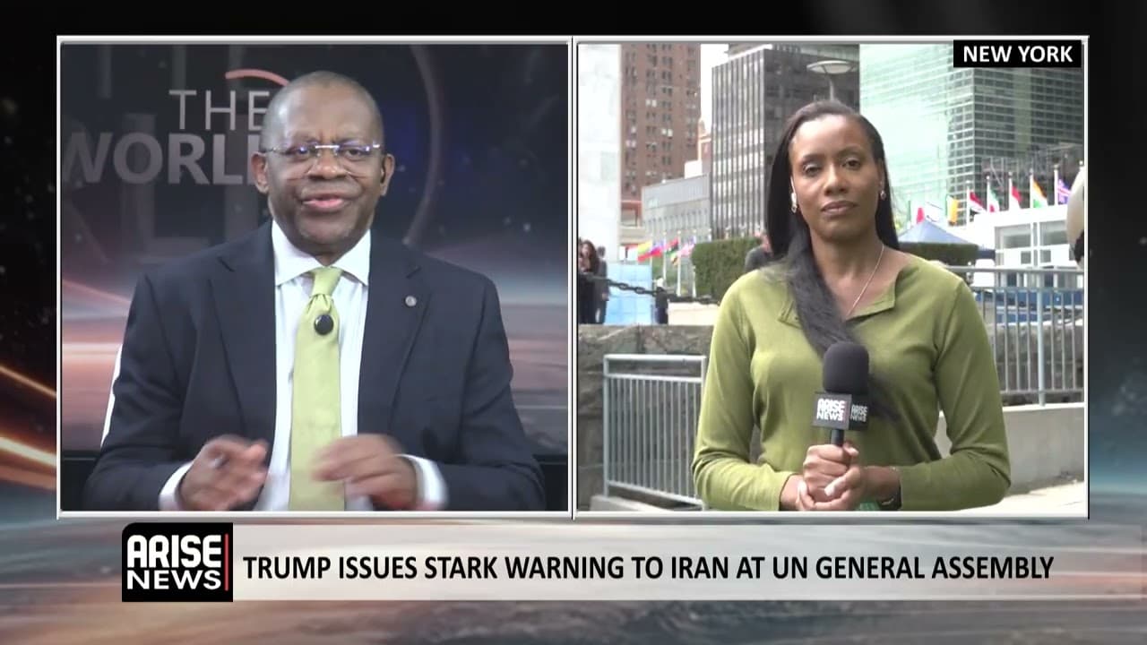 Trump Issues Stark Warning to Iran at UN General Assembly - Akinsanya