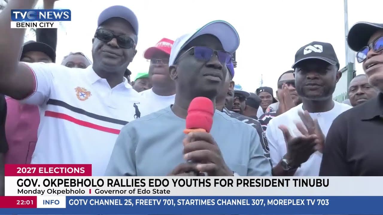 Governor Okpebholo Rallies Edo Youths For President Tinubu