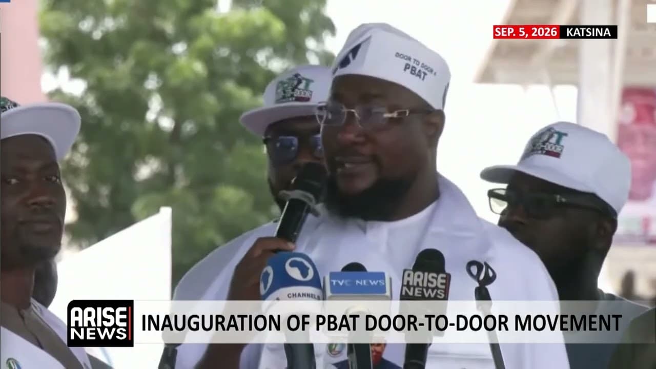 INAUGURATION OF PBAT DOOR-TO-DOOR MOVEMENT
