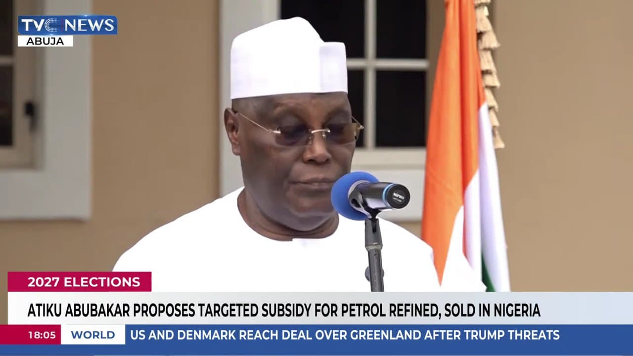 Atiku Abubakar Proposes Targeted Subsidy For Petrol Refined, Sold In Nigeria
