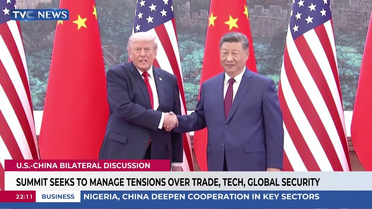 U.S.-China Bilateral Discussion Seeks To Manage Tensions Over Trade, Tech, Global Security