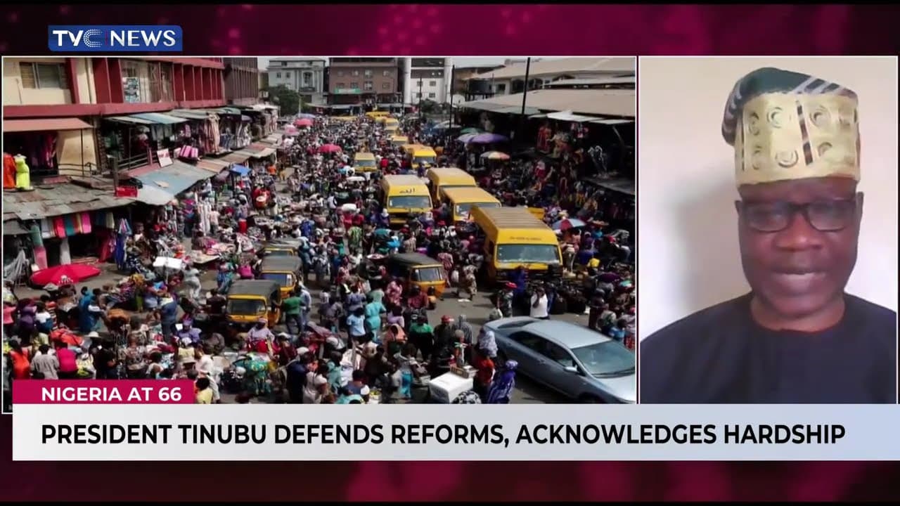 Nigeria At 66: President Tinubu Pledges Shared Prosperity