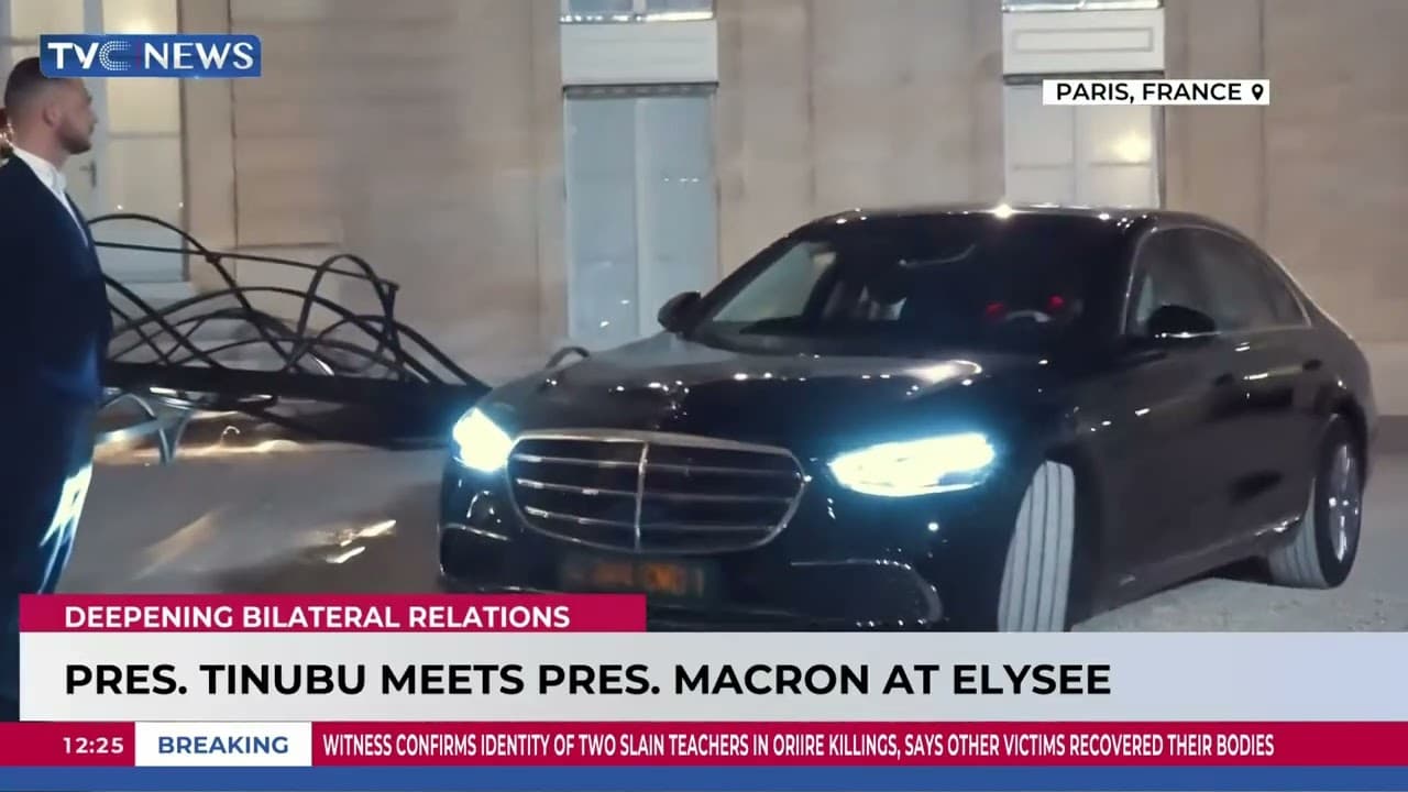 Sight and Sound Of President Bola Tinubu's Visit To France