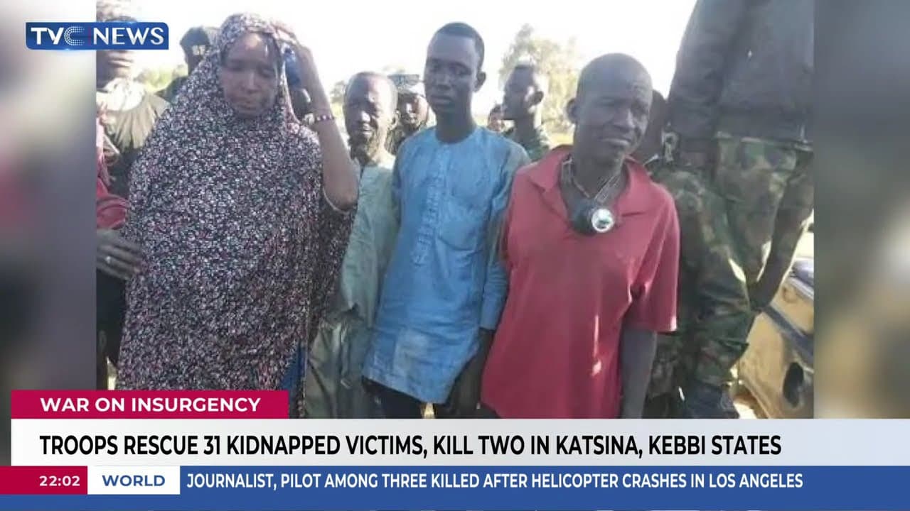 Troops Rescue 31 Kidnappeed Victims, Kill Two In Katsina, Kebbi States