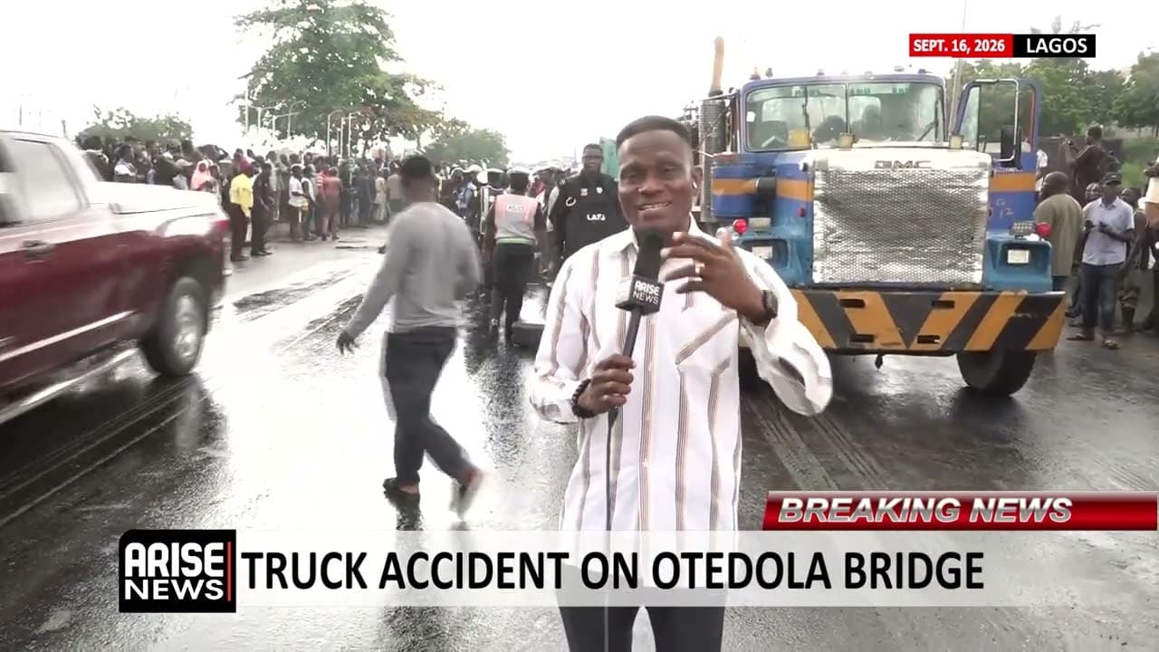 Truck Accident On Otedola Bridge — Ilodigwe