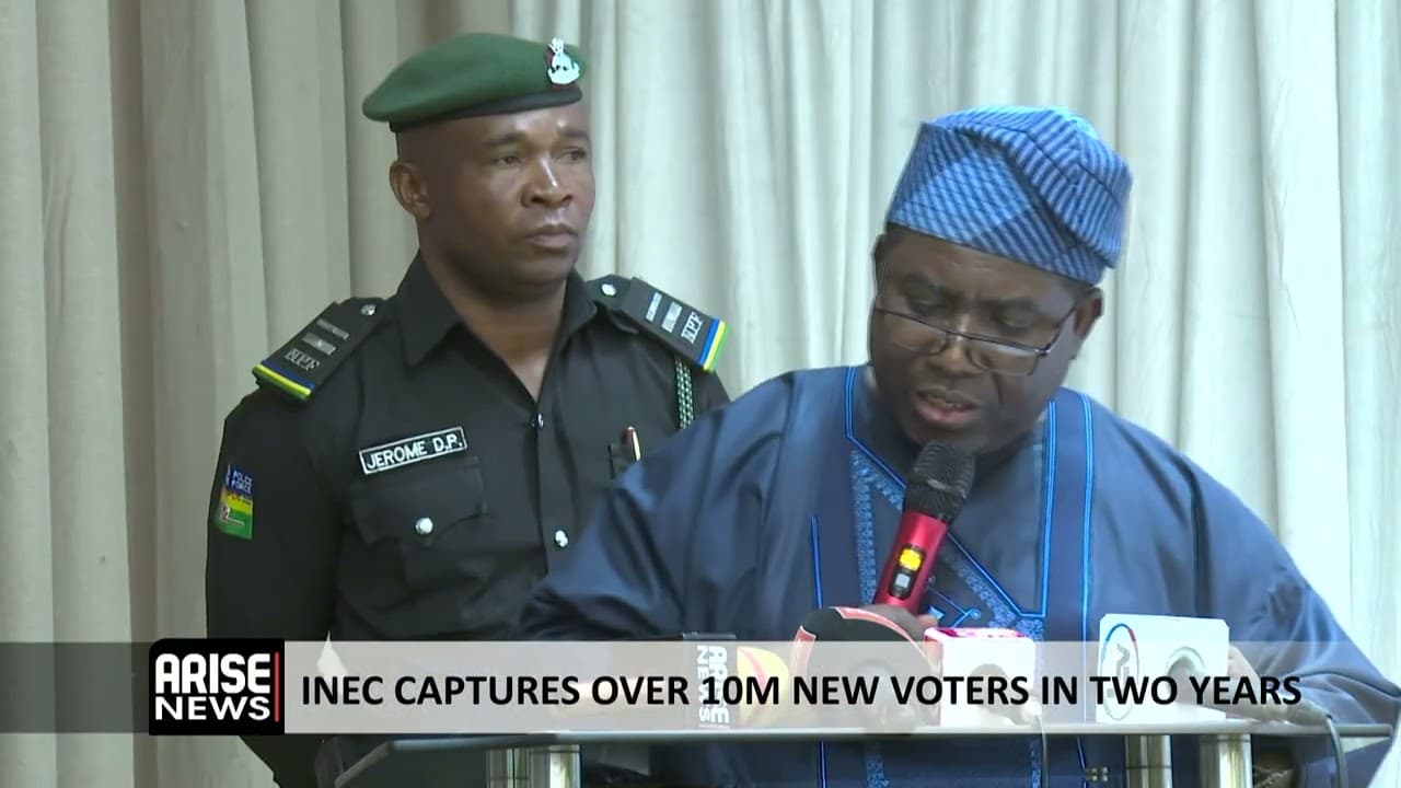 INEC CAPTURES OVER 10M NEW VOTERS IN TWO YEARS