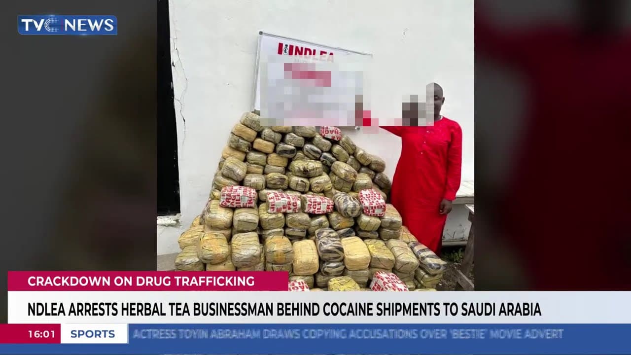 NDLEA Arrests Herbal Tea Businessman Behind Cocaine Shipment to Saudi Arabia