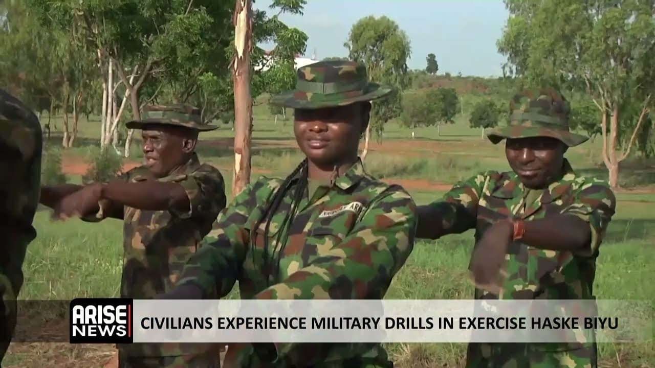 CIVILIANS STEP INTO SOLDIERS SHOES