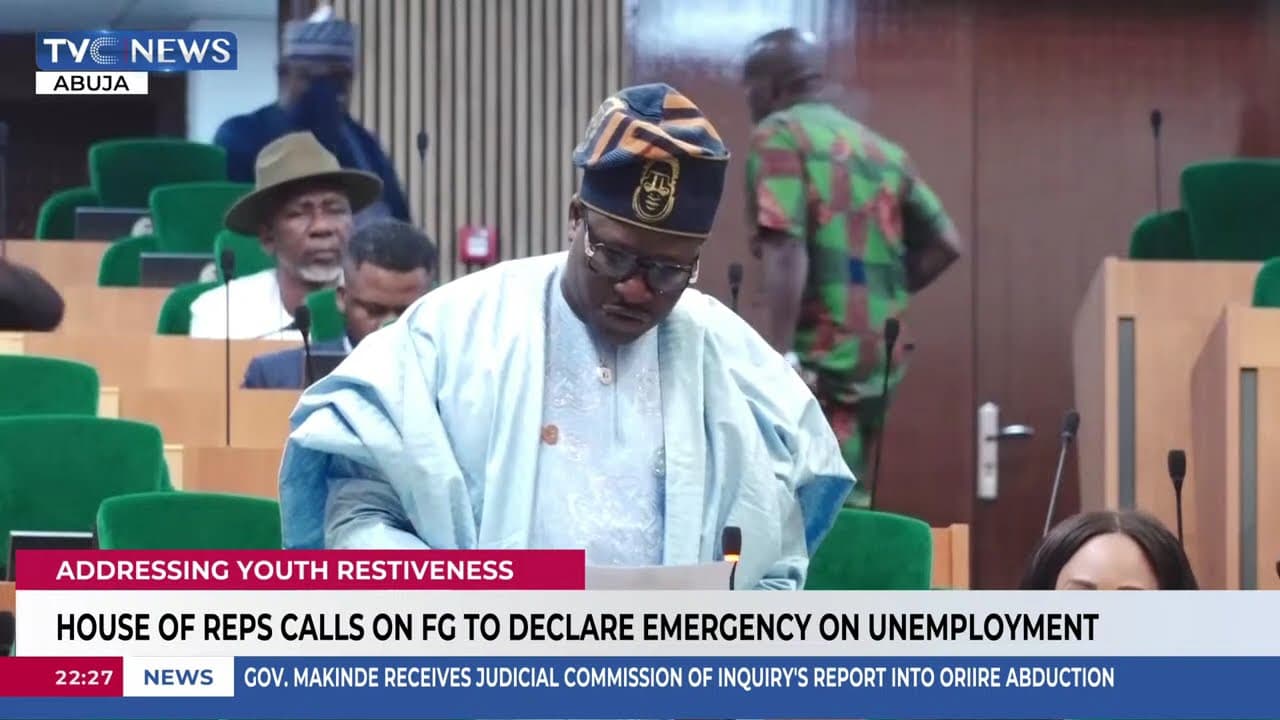 House Of Reps Calls On FG To Declare Emergency On Unemployment
