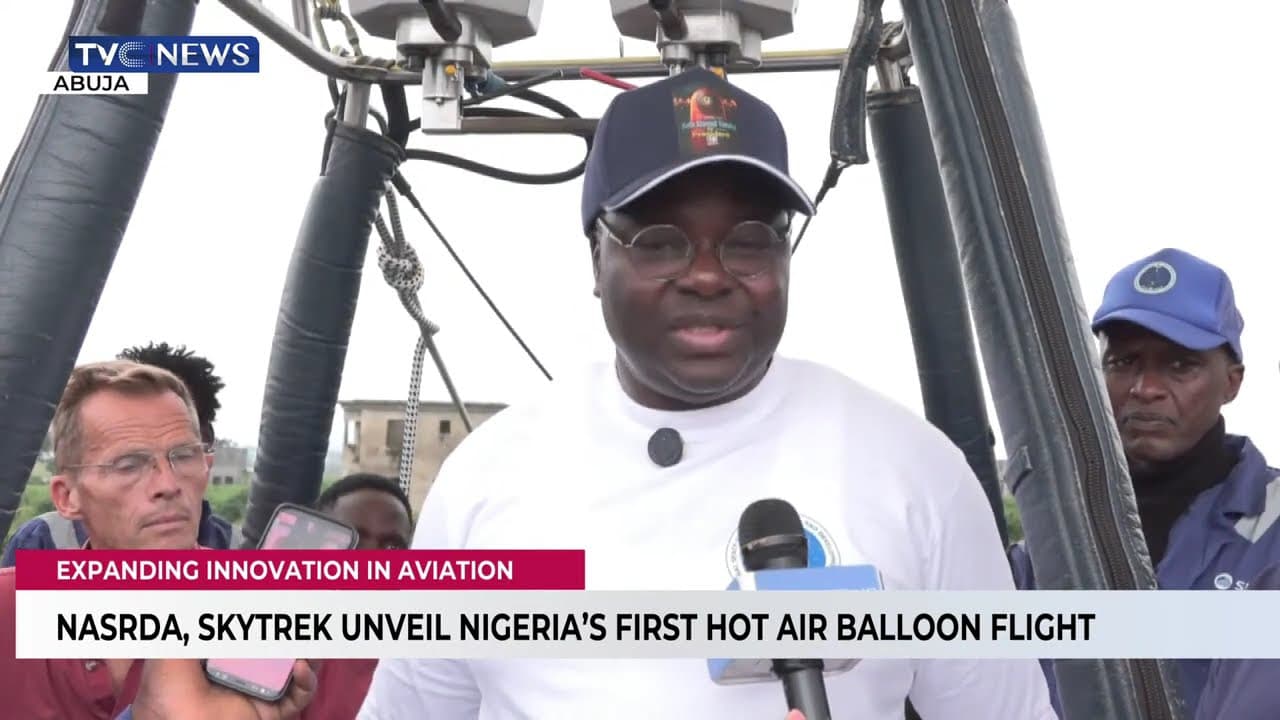 NASRDA, Skytrek Univeil Nigeria's First Hot Air Balloon Flight