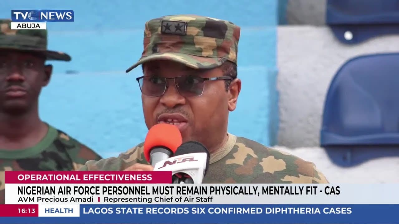 Nigerian Air Force Personnel Must Remain Physically, Mentally Fit - CAS