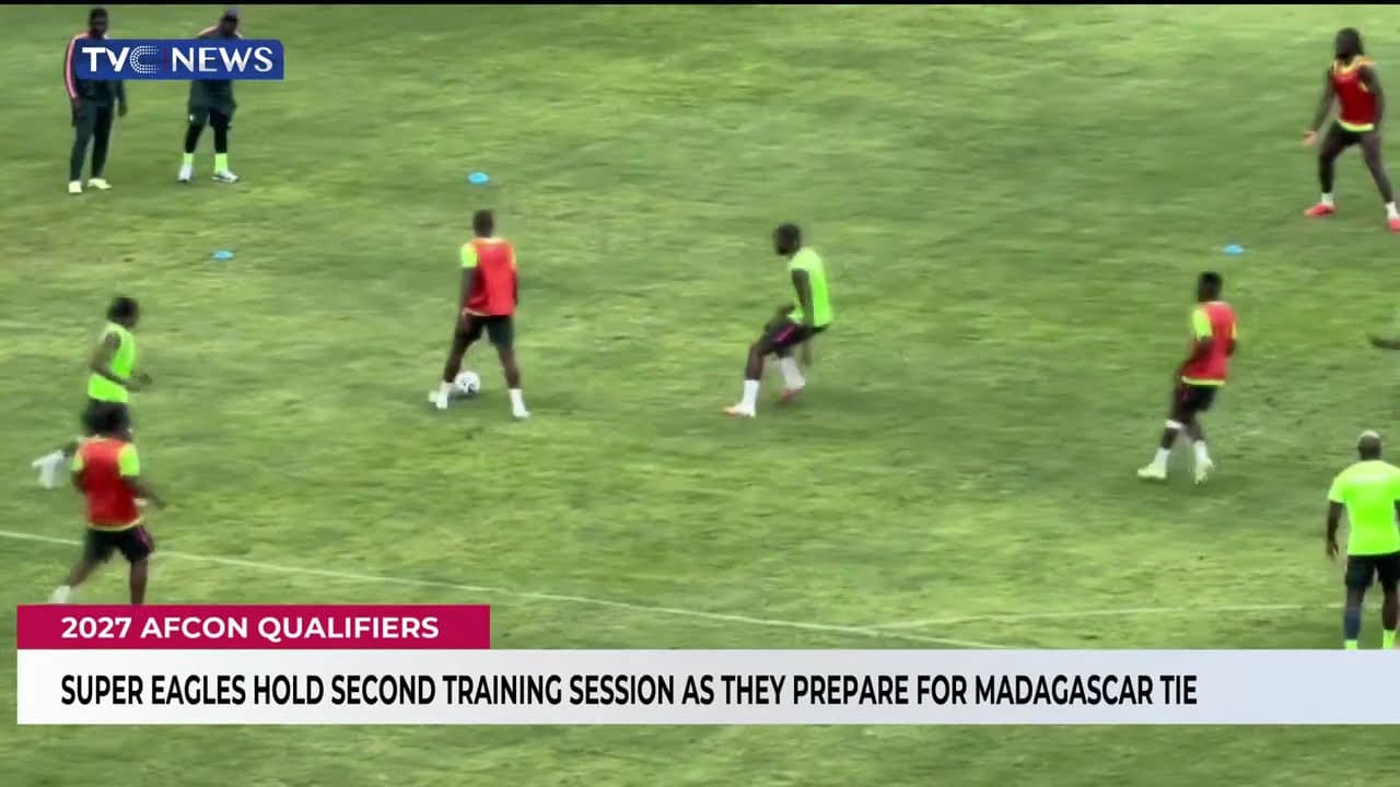 AFCON Qualifiers: Super Eagles Hold Second Training Session As They Prepare For Madagascar Tie