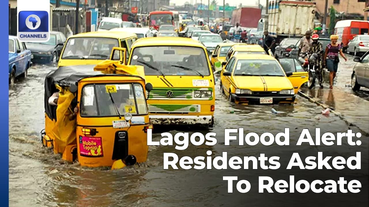 Lagos Govt Issues Flood Alert, Orders Resident Flood Prone Areas To Relocate