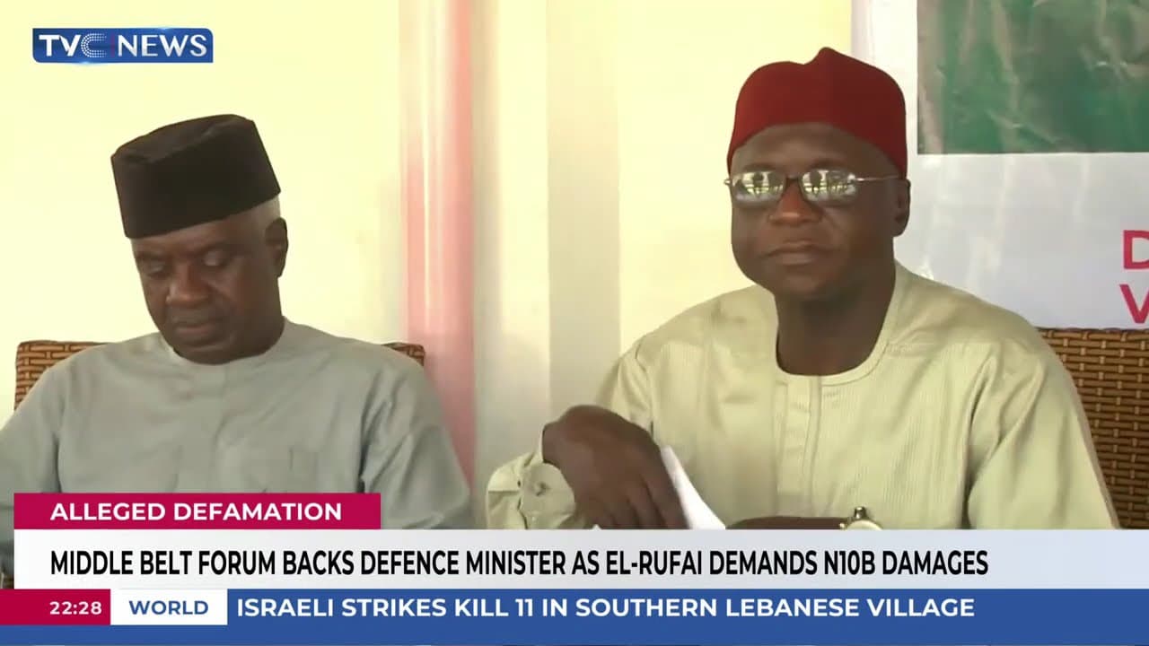 Middle Belt Forum Backs Defence Minister As El-Rufai Demands N10b Damages