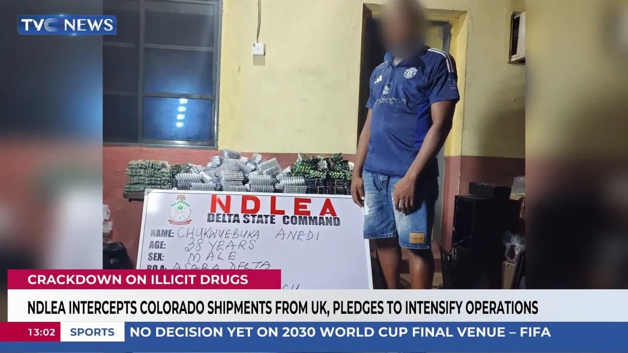 NDLEA Intercepts Colorado Shipments From UK, Pledges To Intensify Operations