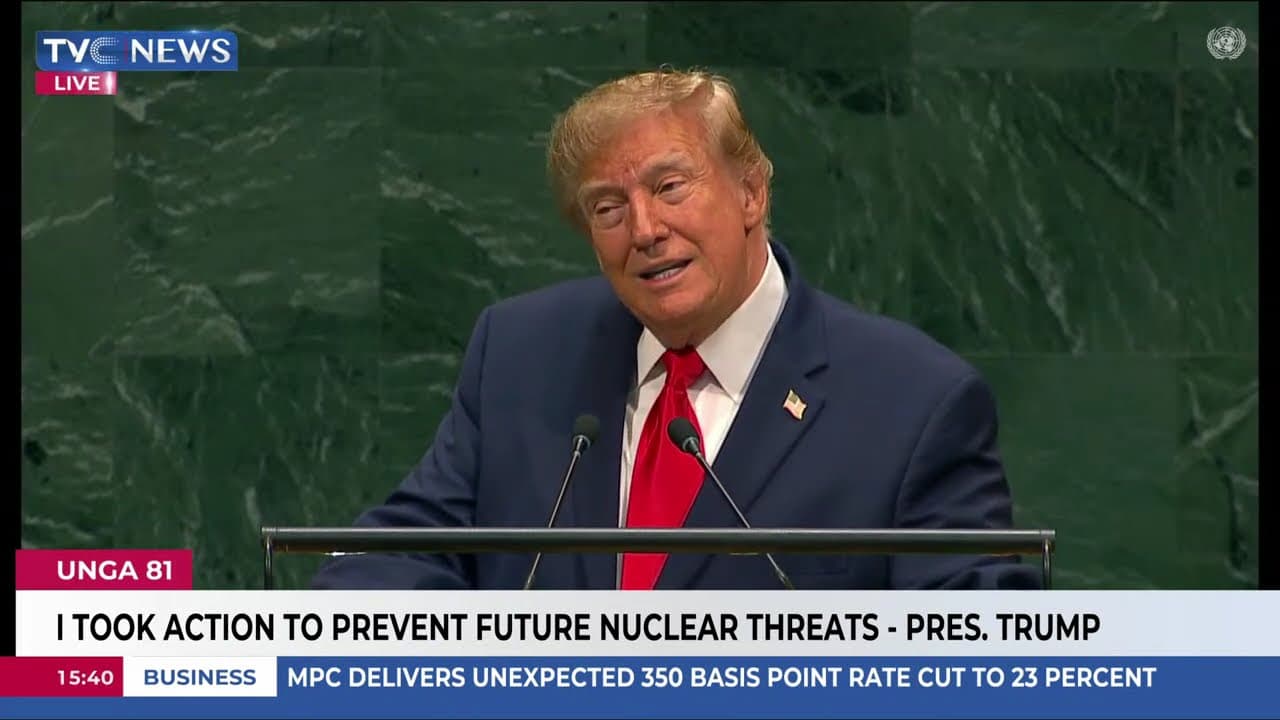 Iran Will Never Have A Nuclear Weapon - President Trump