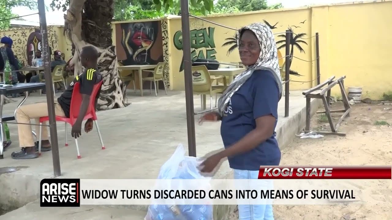 WIDOW TURNS DISCARDED CANS INTO MEANS OF SURVIVAL