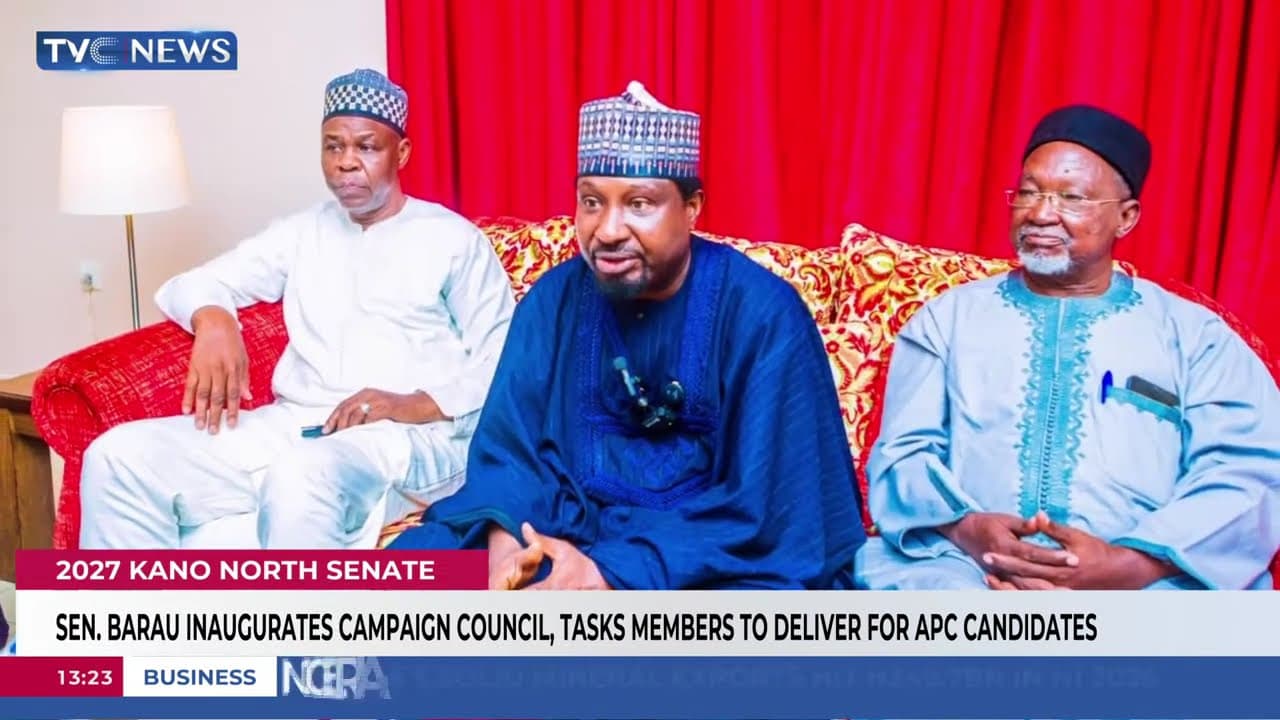 Sen. Barau Inaugurates Campaign Council, Tasks Members to Deliver for APC Candidates