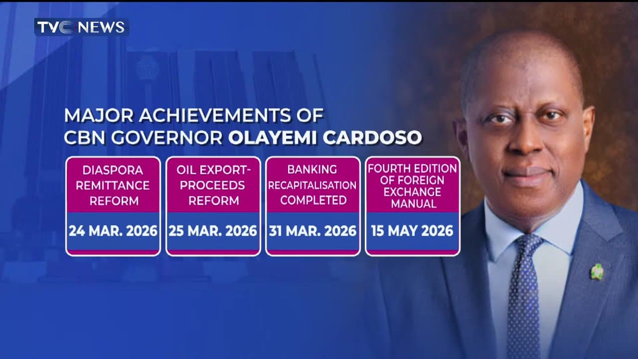 Analysis: Major Achievements of CBN Governor Olayemi Cardoso