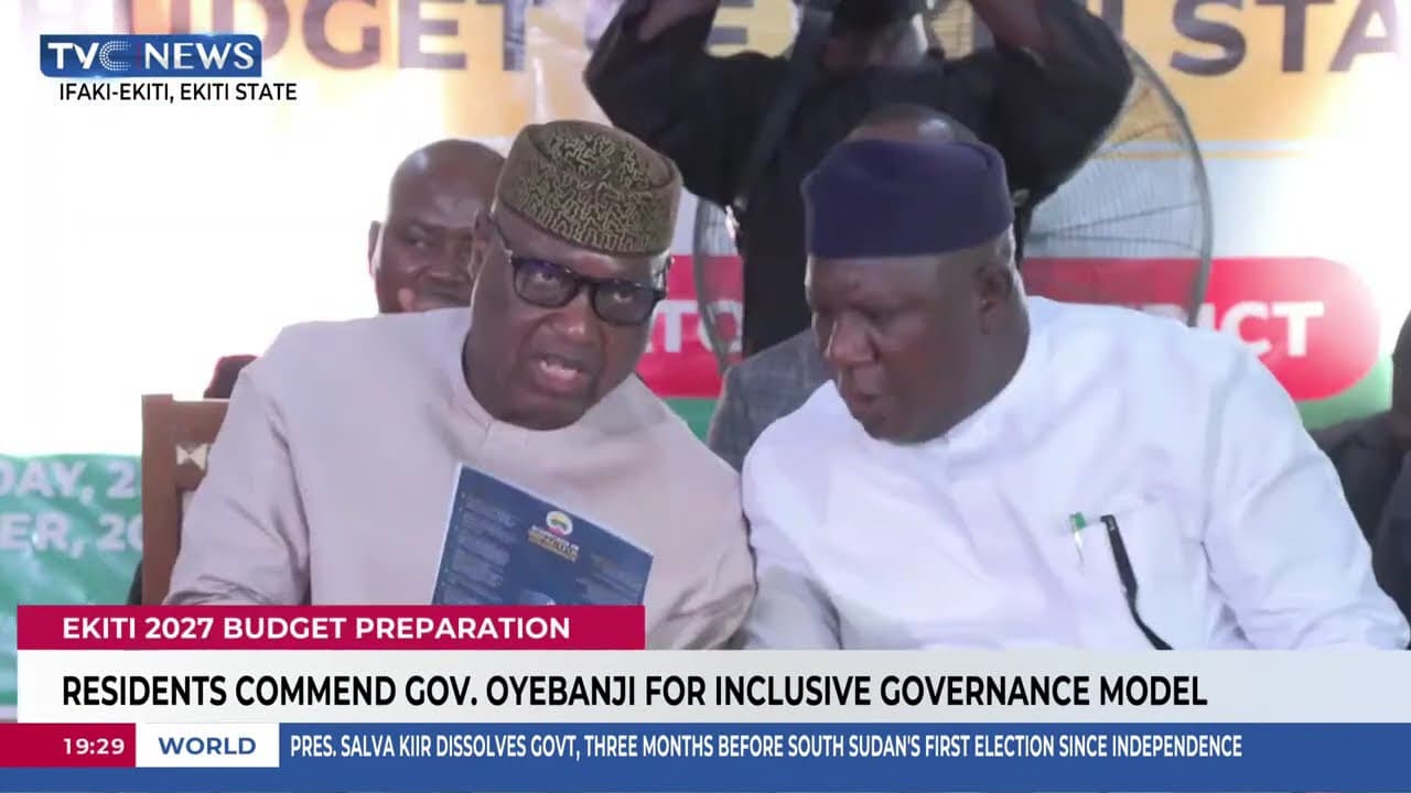 2027 Budget: Gov. Oyebanji Begins Consultation With Ekiti Residents