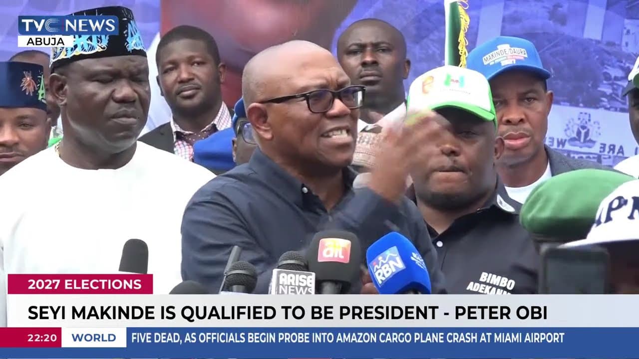 Peter Obi Attends Inauguration of APM 2027 Campaign Headquarters in Abuja
