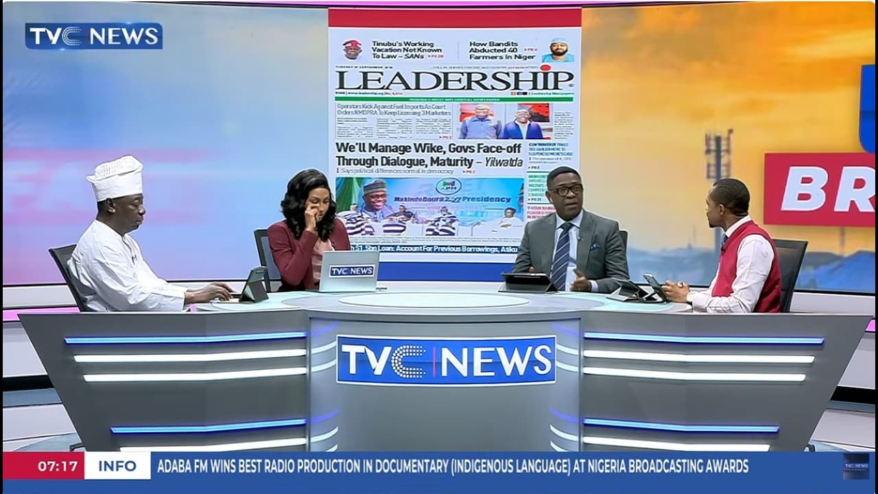 TVC Newspaper Review: We’ll Manage Wike, APC Govs Face-off Through Dialogue, Maturity – Yilwatda