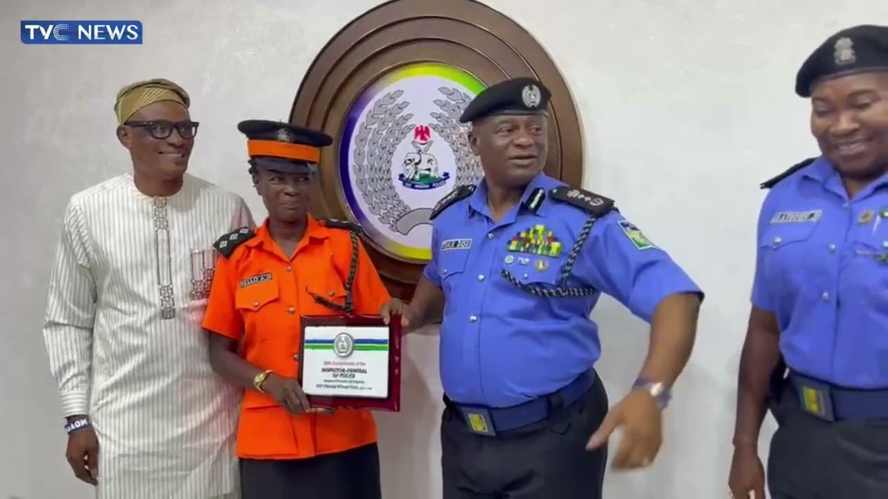 IGP Didu Honours Retired DST Anifa Bello Abiodun For Outstanding Service
