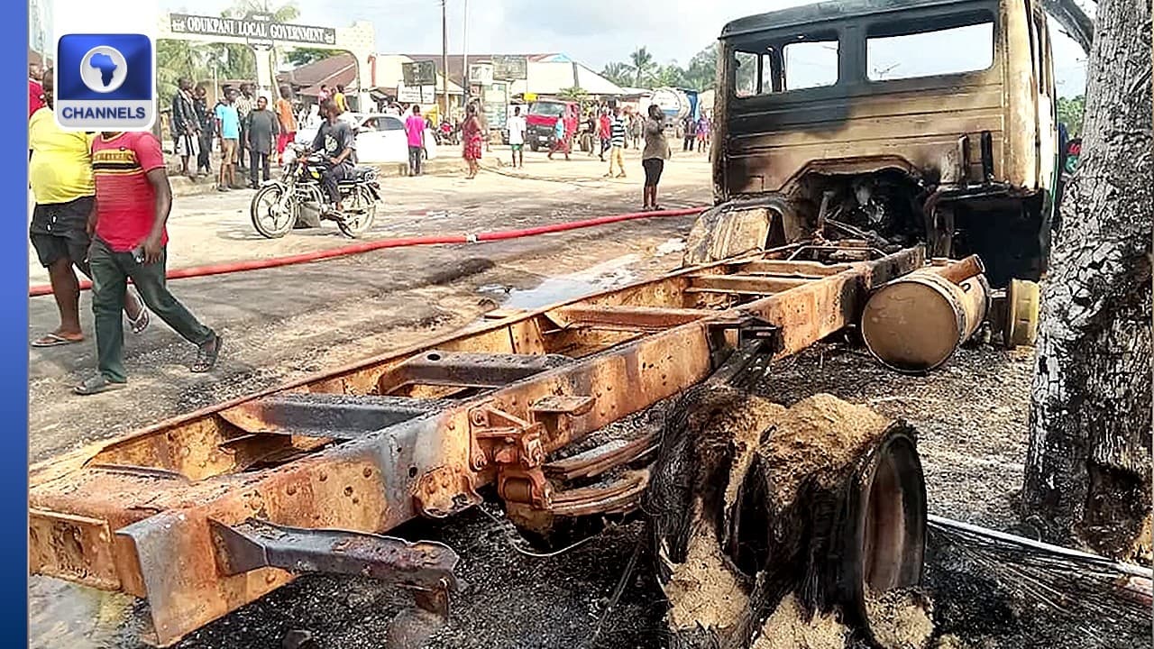 Tanker Fire Claims Two Lives, Destroys Shops In Cross River