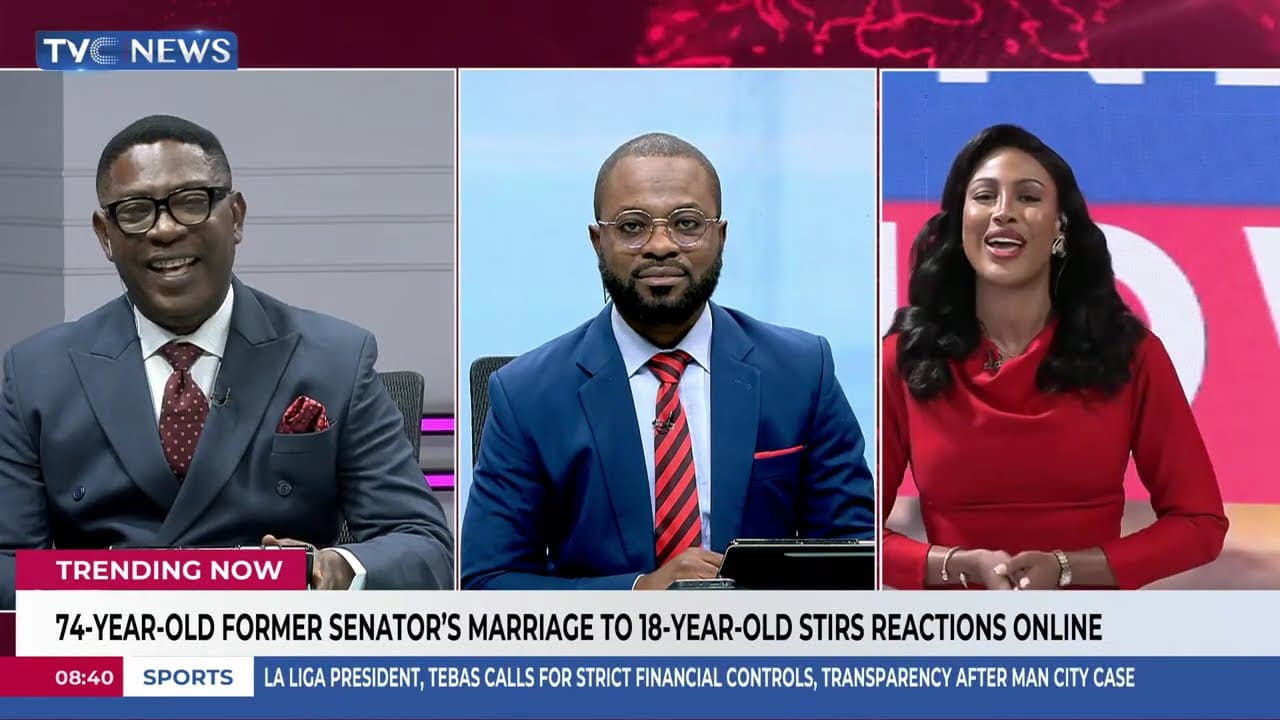 Trending Now: 74-Year-Old Former Lawmaker's Marriage To 18-Year-Old Stirs Reactions Online + More
