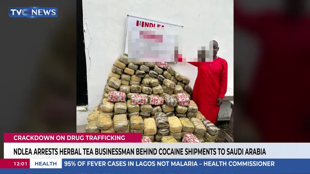 NDLEA Arrests Herbal Tea Businessman Behind Cocaine Shipments To Saudi Arabia
