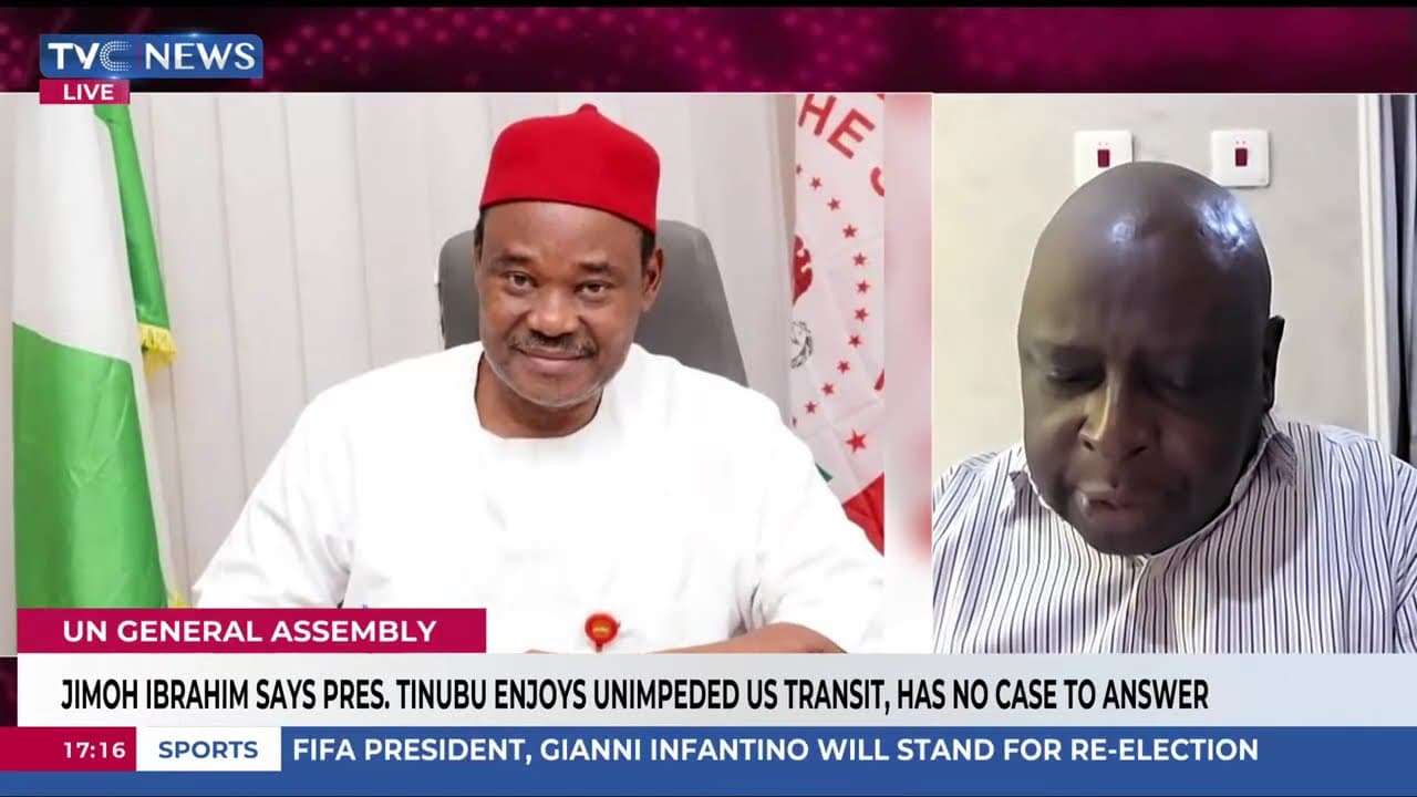 Jimoh Ibrahim Says Tinubu Enjoys Unimpeded US Transit, Has No Case to Answer
