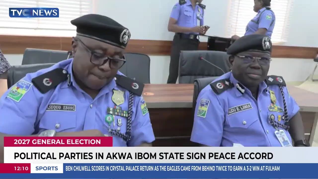 Political Parties In Akwa Ibom State Sign Peace Accord