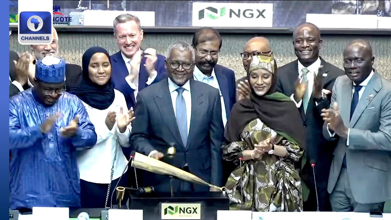 Dangote Sounds The Gong At NGX To Open Refinery's IPO