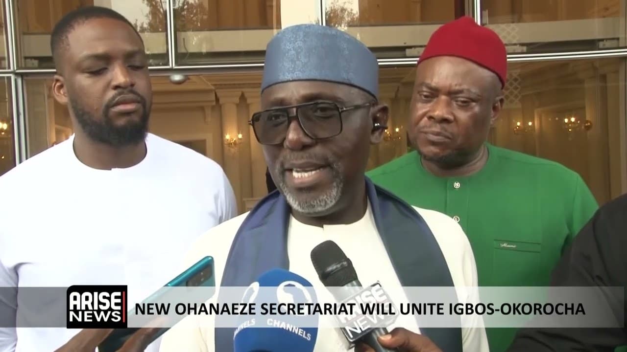 NEW OHANAEZE SECRETARIAT WILL UNITE IGBOS  - OKOROCHA
