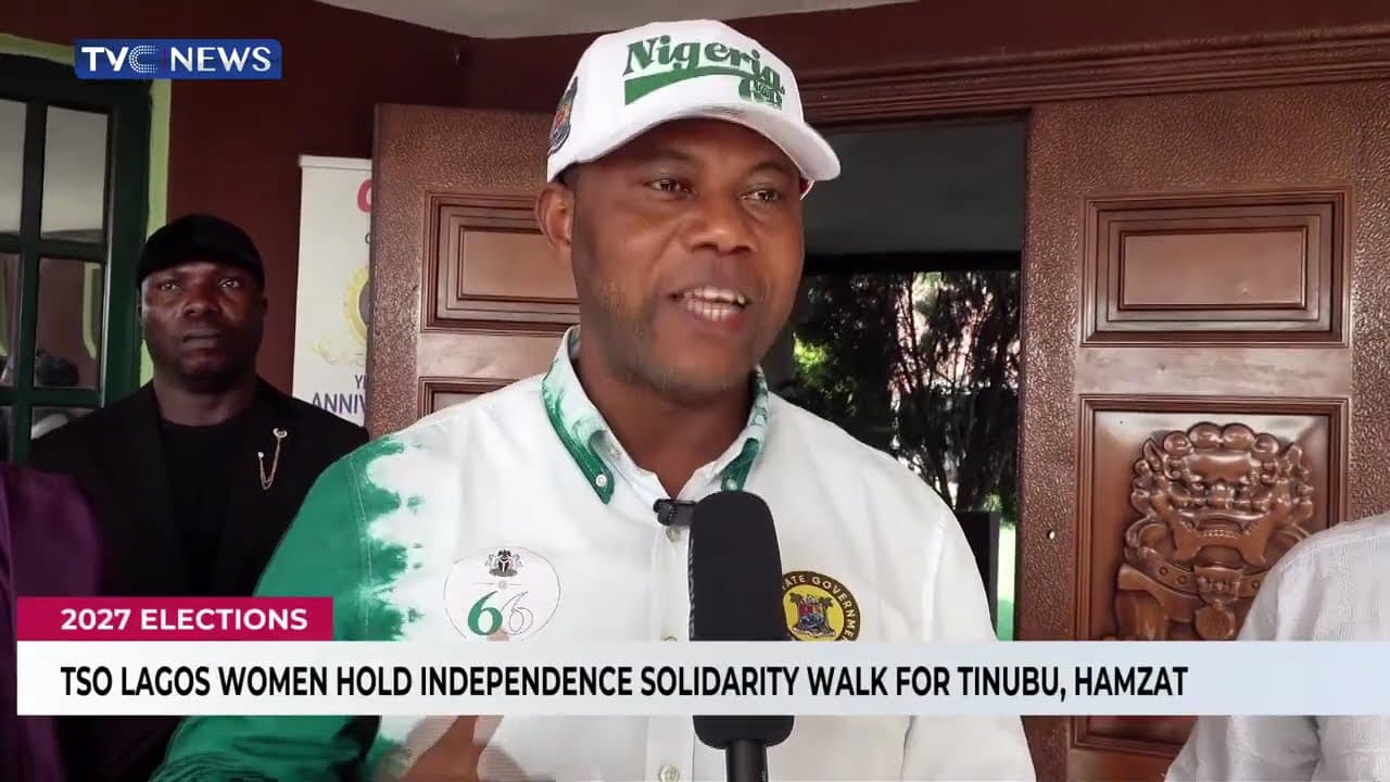 TSO Lagos Women Hold Independence Solidarity Walk For Tinubu, Hamzat