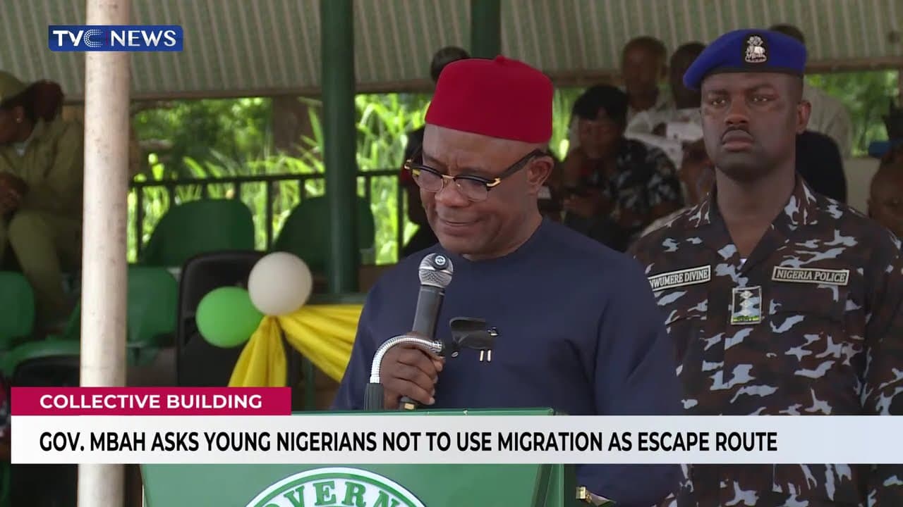 Gov. Mbah Asks Young Nigerians Not To Use Migration As Escape Route