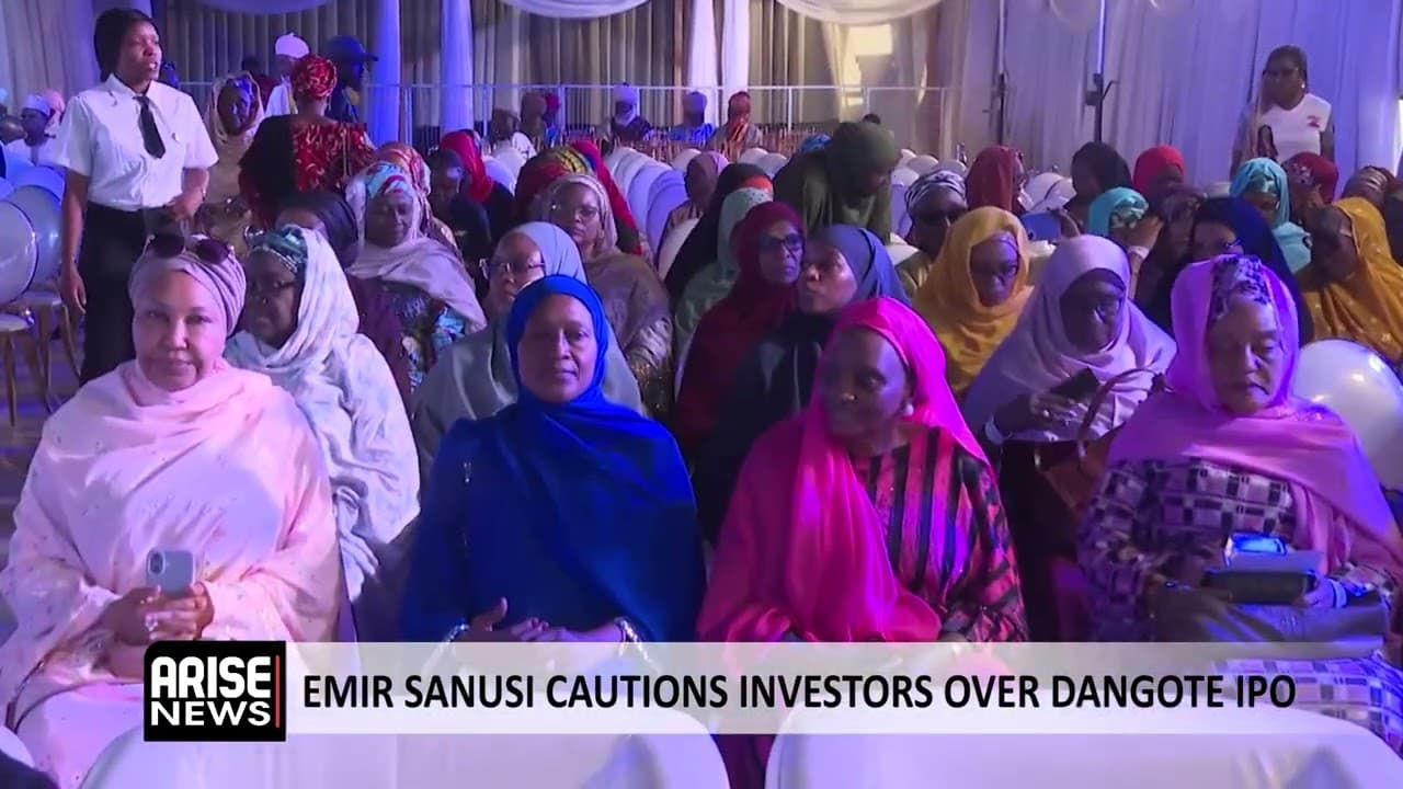 EMIR SANUSI CAUTIONS INVESTORS OVER DANGOTE IPO