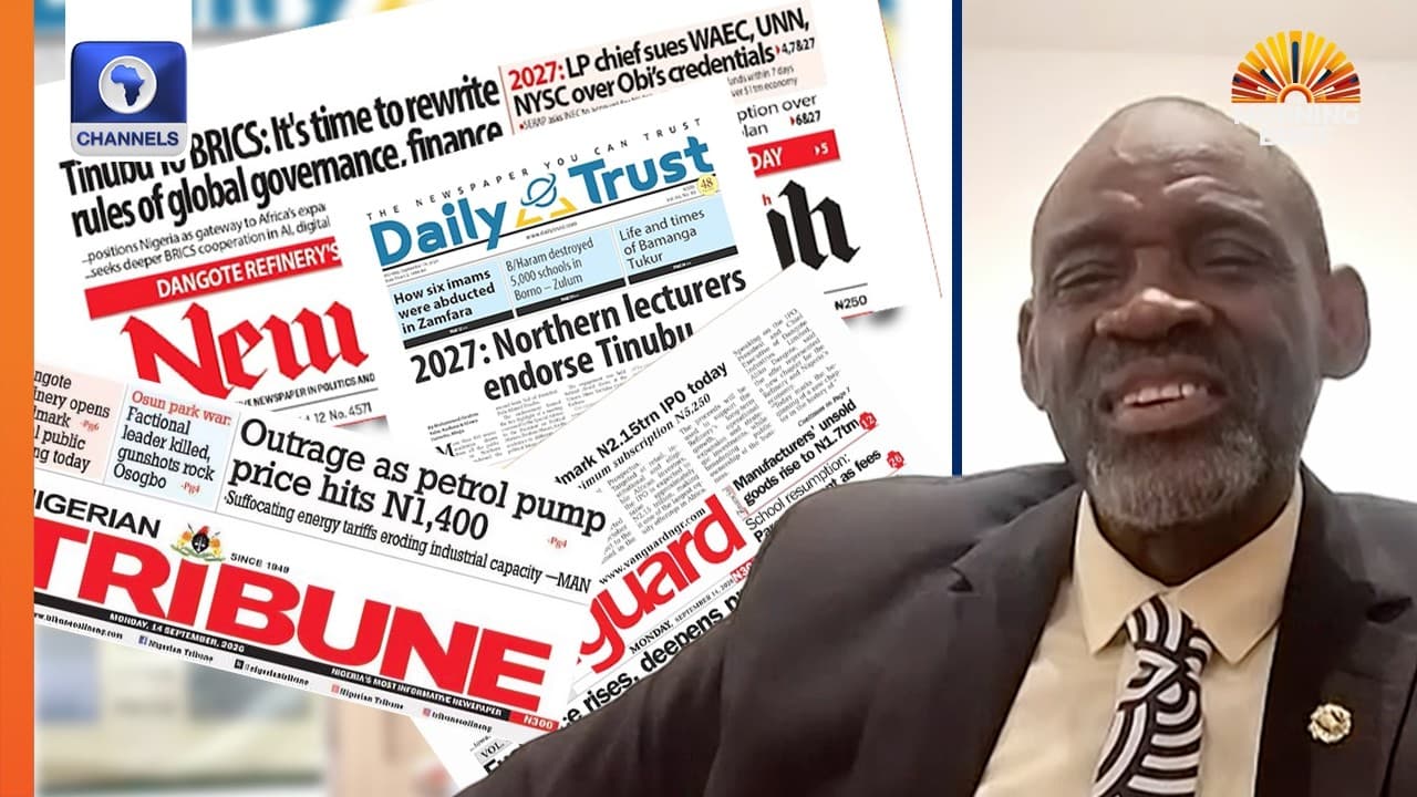 Newspaper Review: Dangote's IPO Goes Live, Fuel Price Hits ₦1400 + More | Morning Brief