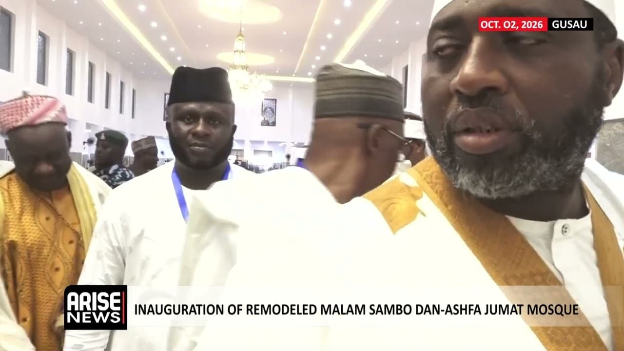 INAUGURATION OF REMODELED MALAM SAMBO DAN ASHFA JUMAT MOSQUE