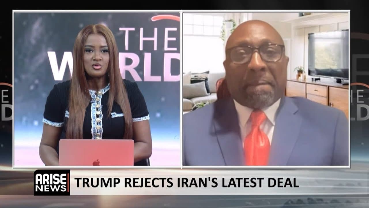 Trump Rejects Iran’s Latest Deal — Odunze