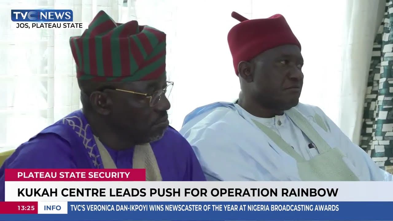 Plateau State Security | Kukah Centre Leads Push For Operation Rainbow