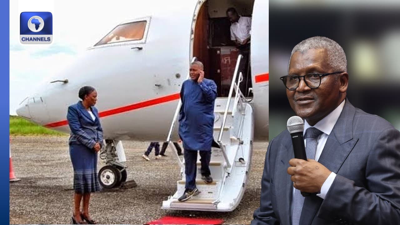I Got My First Private Jet At 22, Dangote Advises Youths To Invest